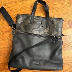 Coach used graham camo tote